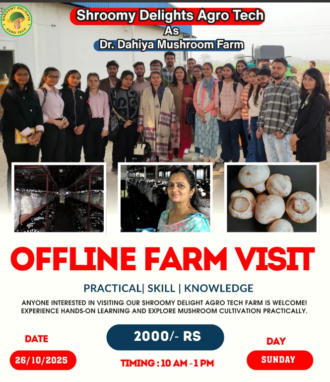 Offline Farm Visit - Shroomy Delights Agro Tech